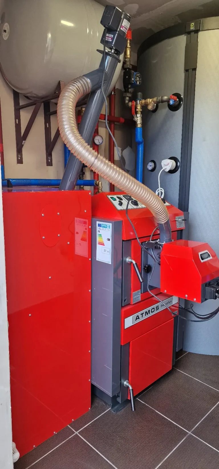 Piece na pellet - ekologiczny kocioł zamontowany przez Staleo Energy w domu klienta - realizacja nr 6